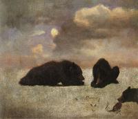 Bierstadt, Albert - Grizzly Bears